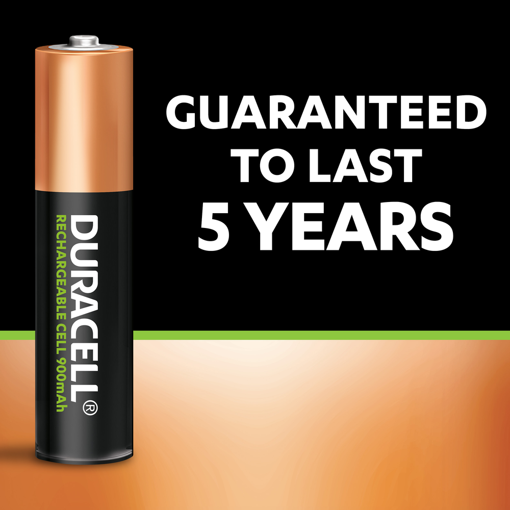 2 AAA Duracell Recharge - 900mAh - AAA - NiMH - Piles rechargeables